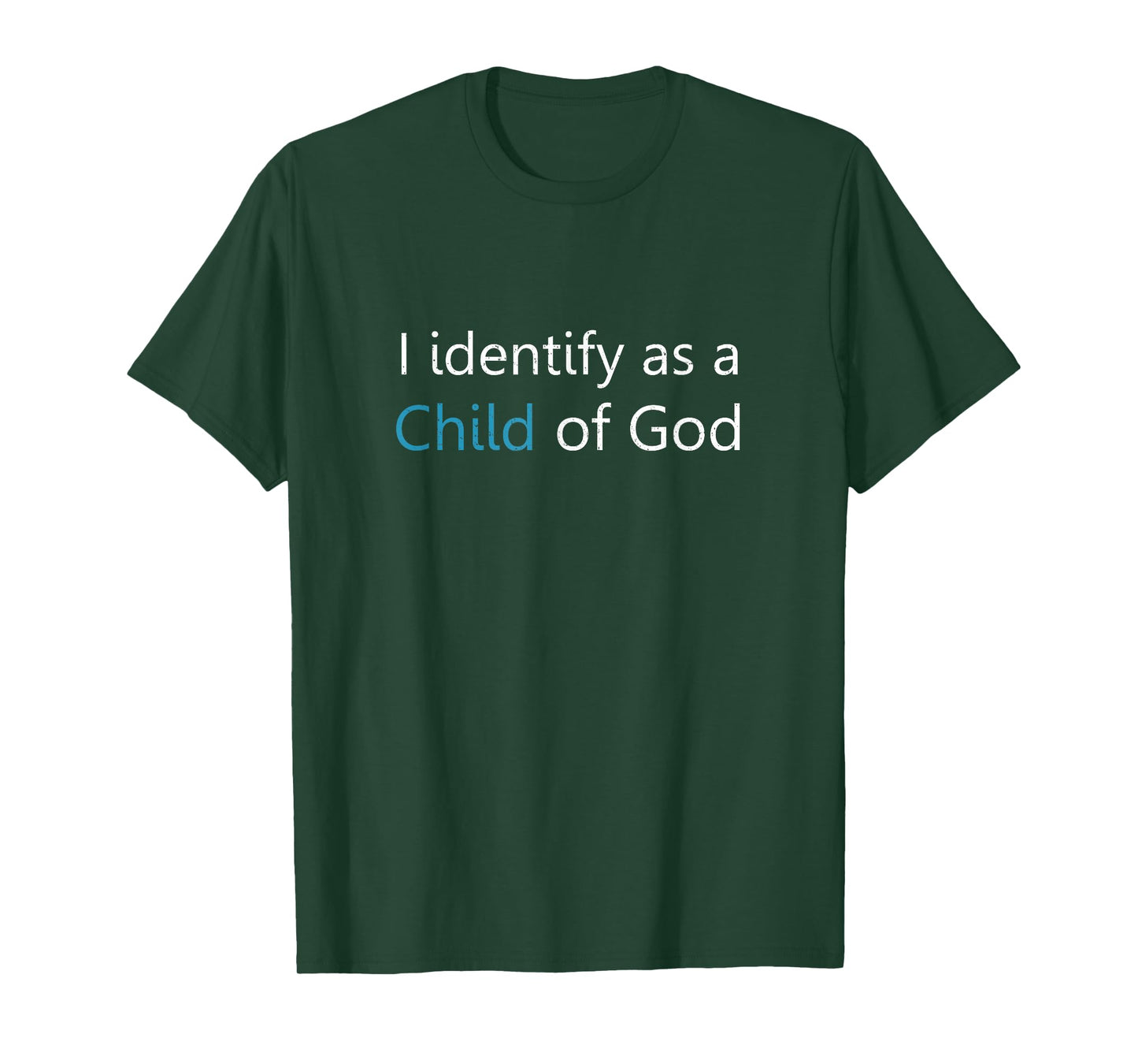 Christian I Identify As A Child of God John 1:12 Vintage T-Shirt