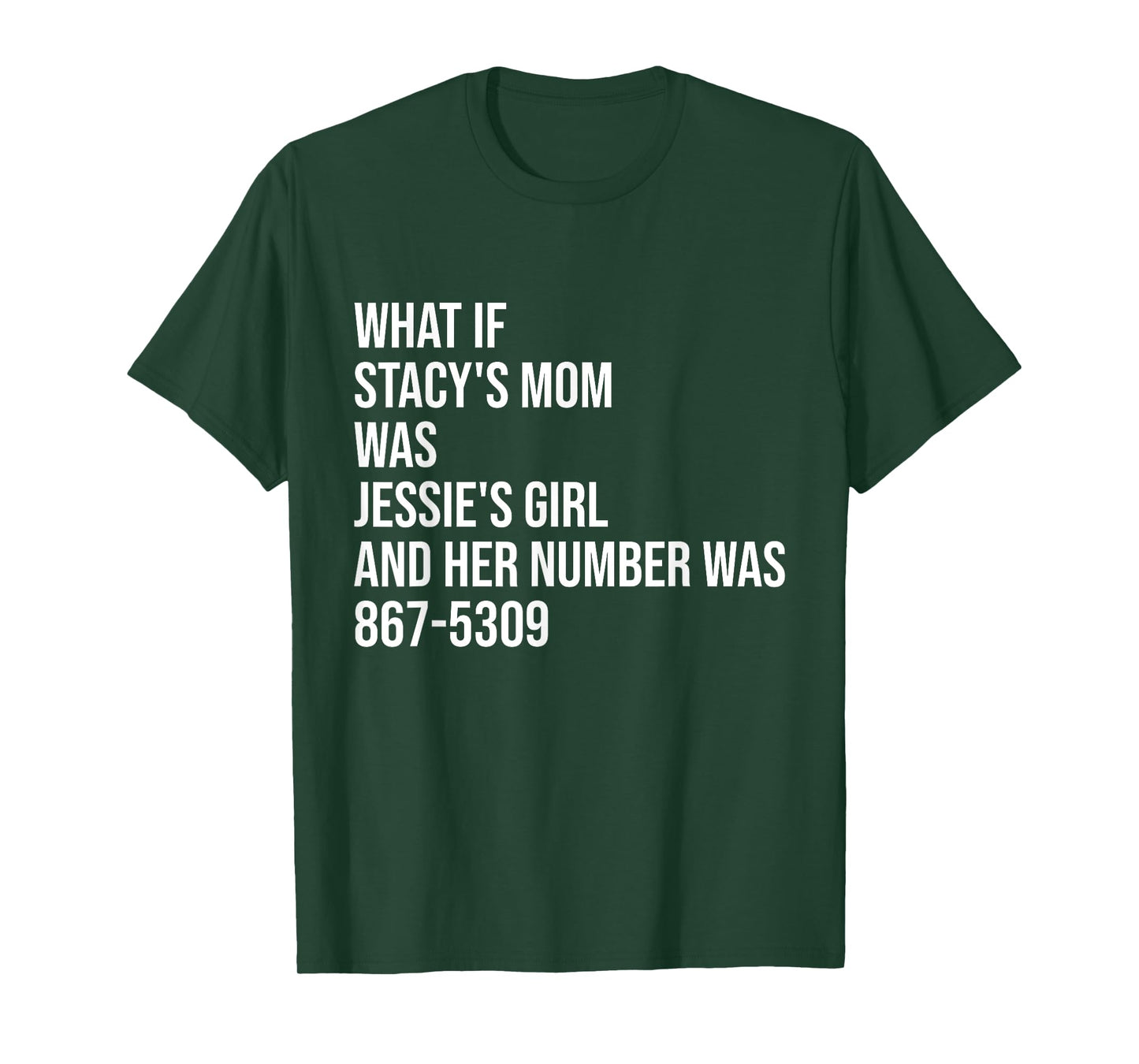 What If Stacy's Mom Was Jessie's Girl Funny T-Shirt