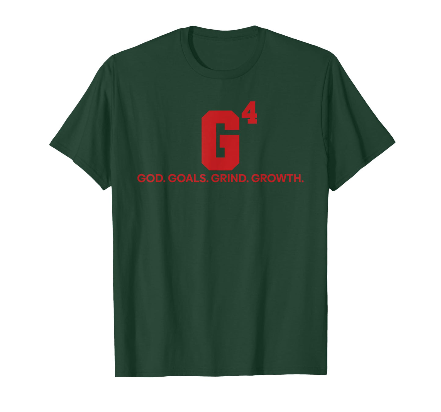 G4 God Goals Grind Growth Funny Christian T-Shirt