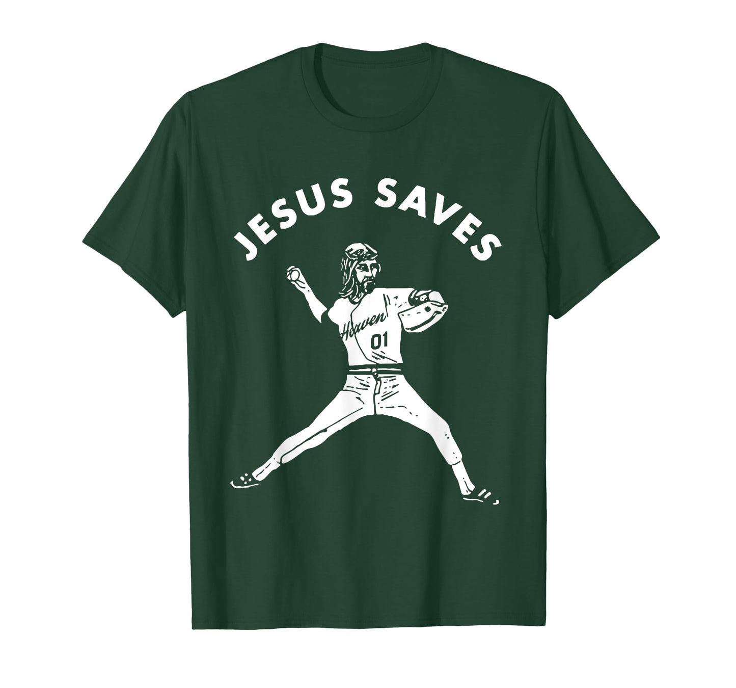 Jesus Saves Religious Christian Faith Baseball Shirt T-Shirt