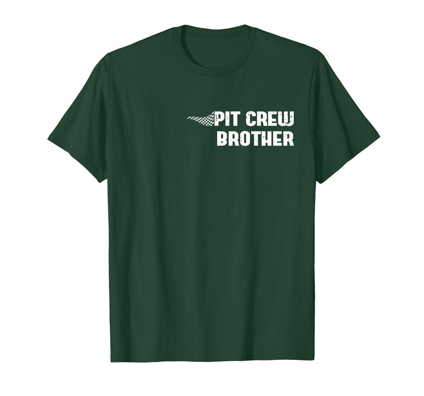 Pit Crew Brother Racing Car Family Matching Birthday Party T-Shirt