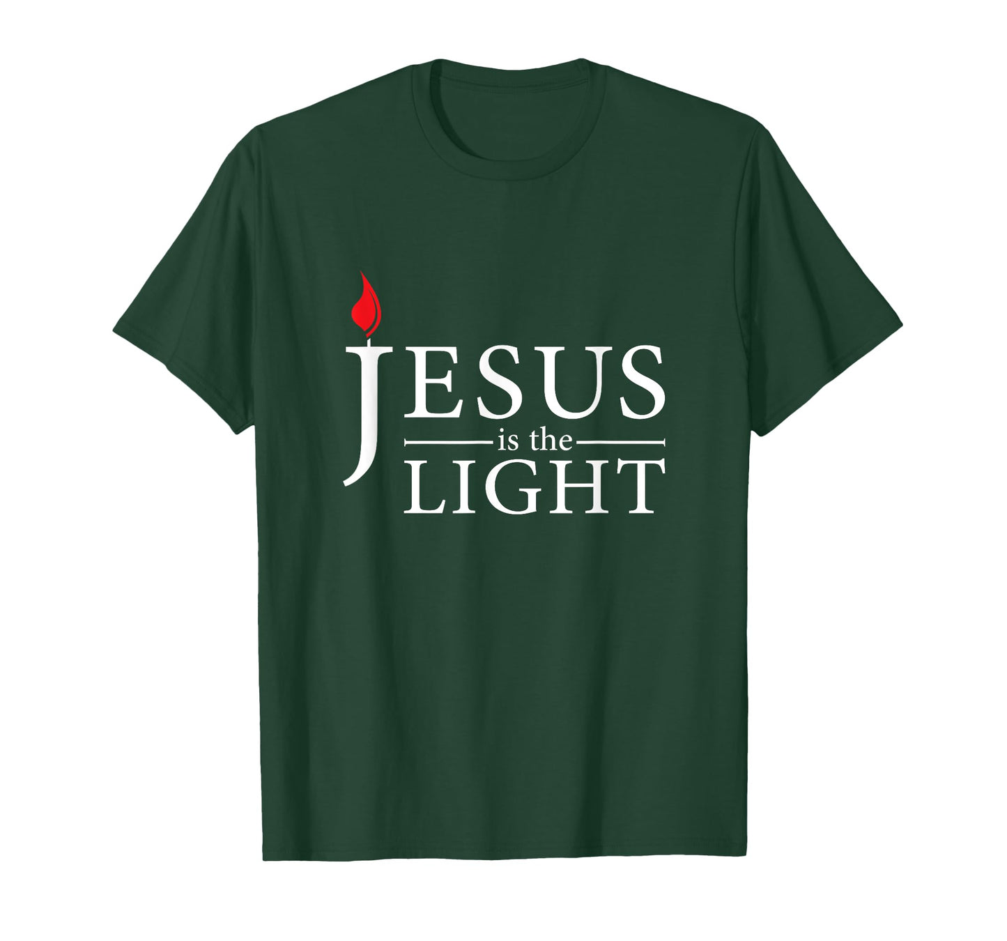 Jesus is the Light shirts - Religious Christian tees, Gifts T-Shirt