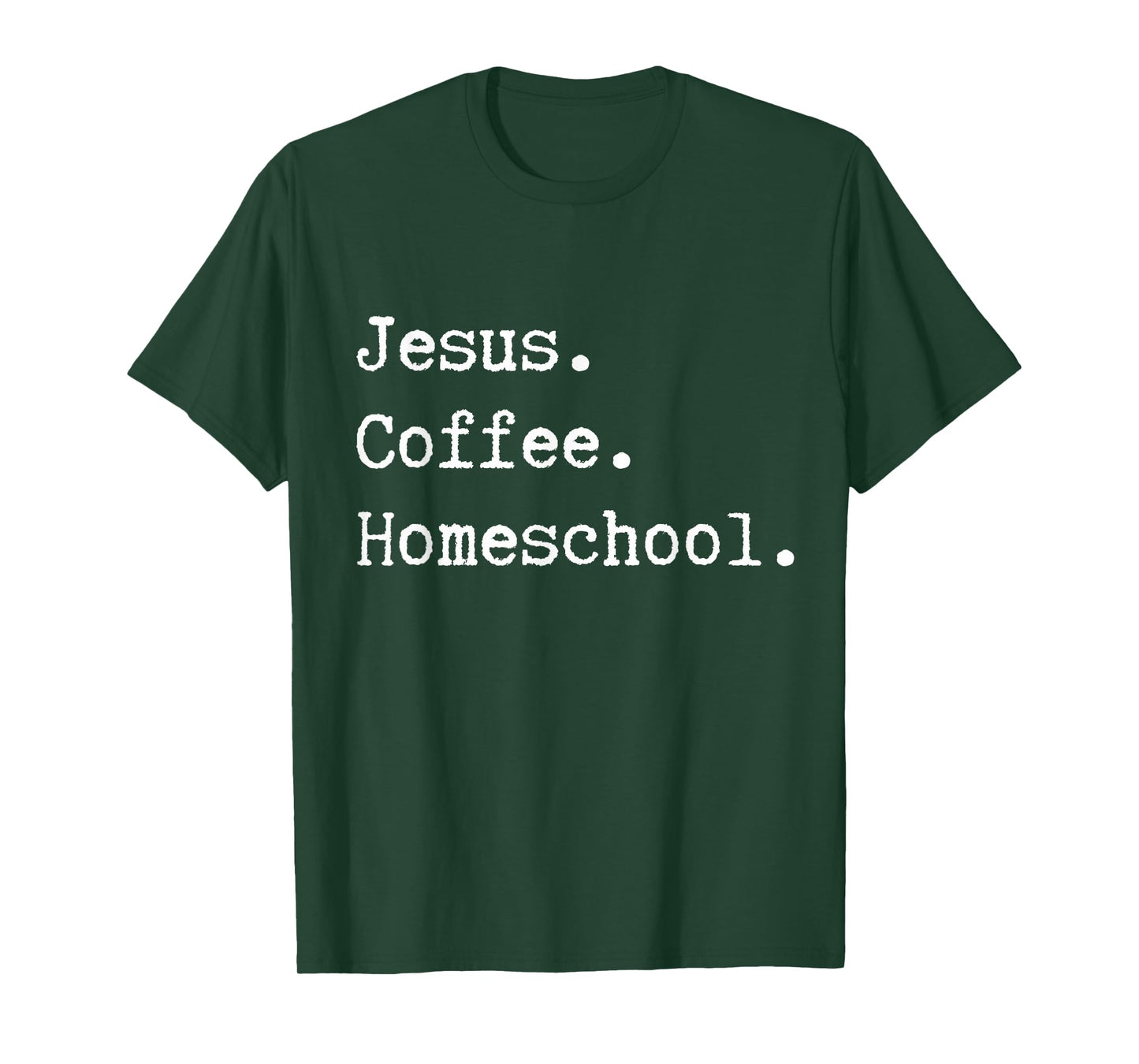 Funny Homeschool Mom Jesus Coffee Homeschool Homeschooling T-Shirt