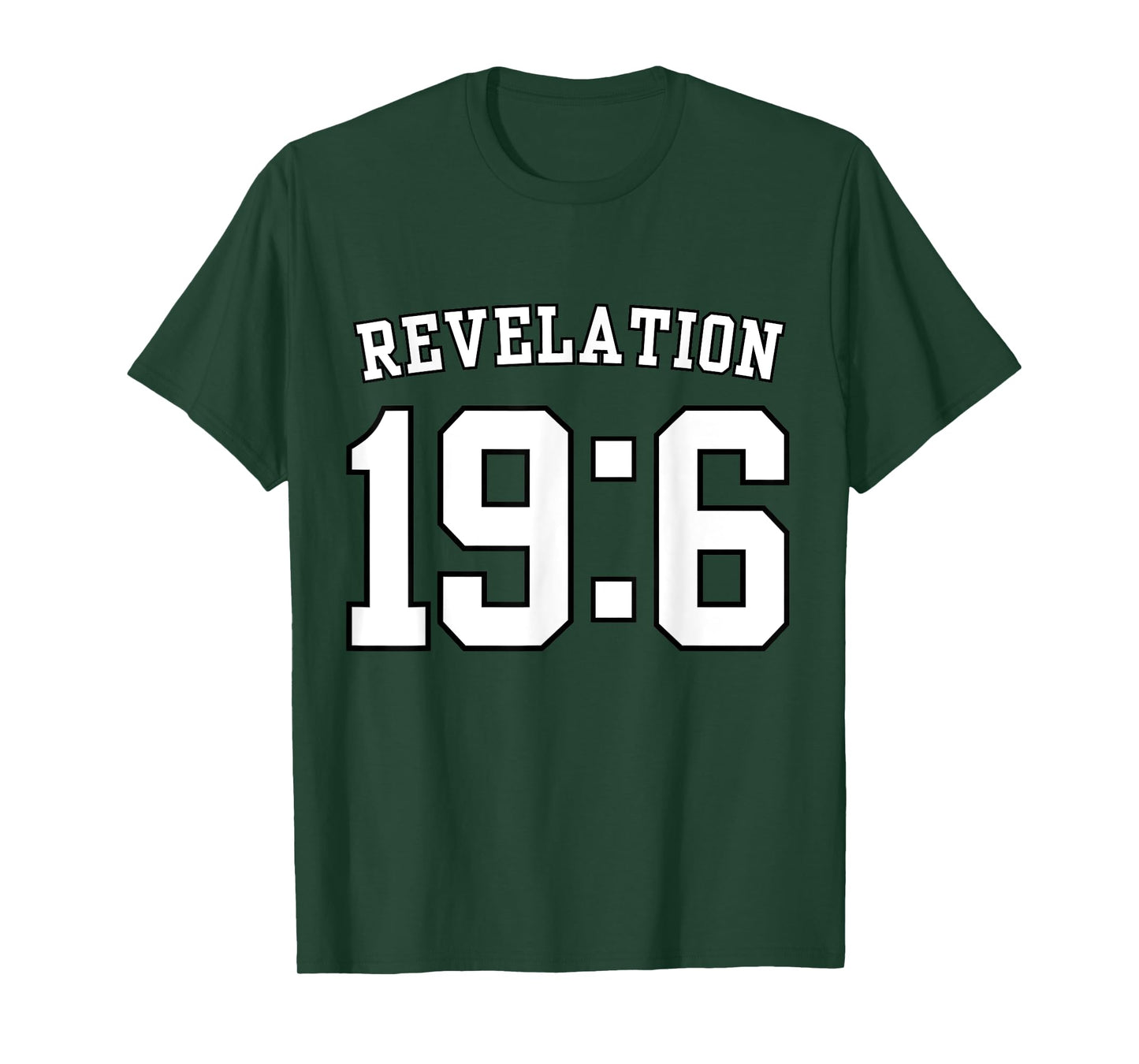 Revelation 19:6 Sports Jersey Christian Scripture Design T-Shirt