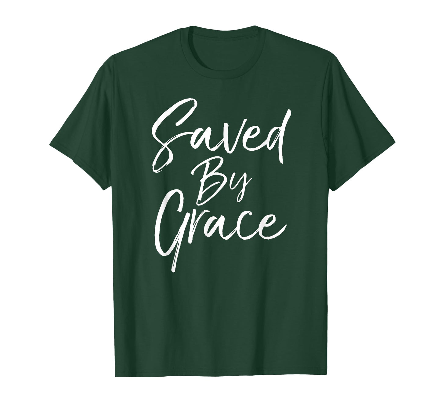 Saved by Grace Quote Christian Hymn Lyric Gospel Salvation T-Shirt