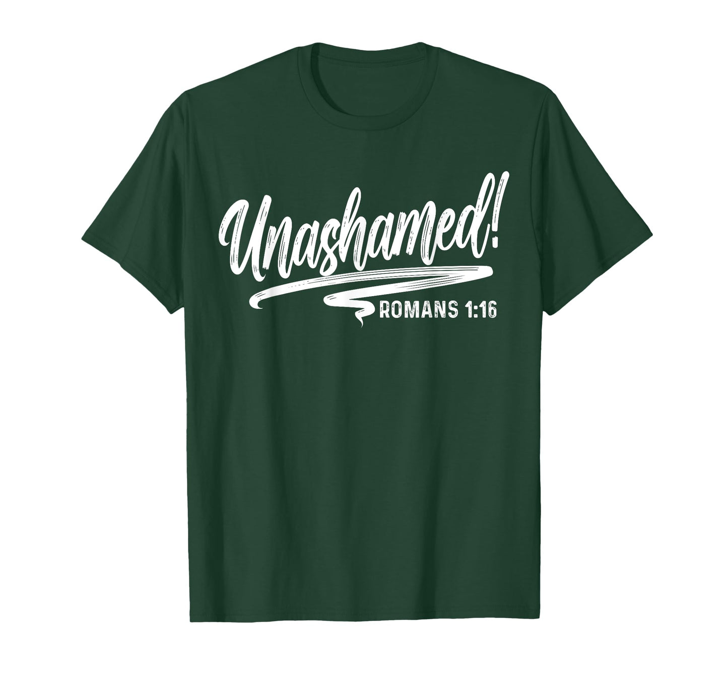 Unashamed Romans 1:16 Love Jesus Christian Christmas T-Shirt