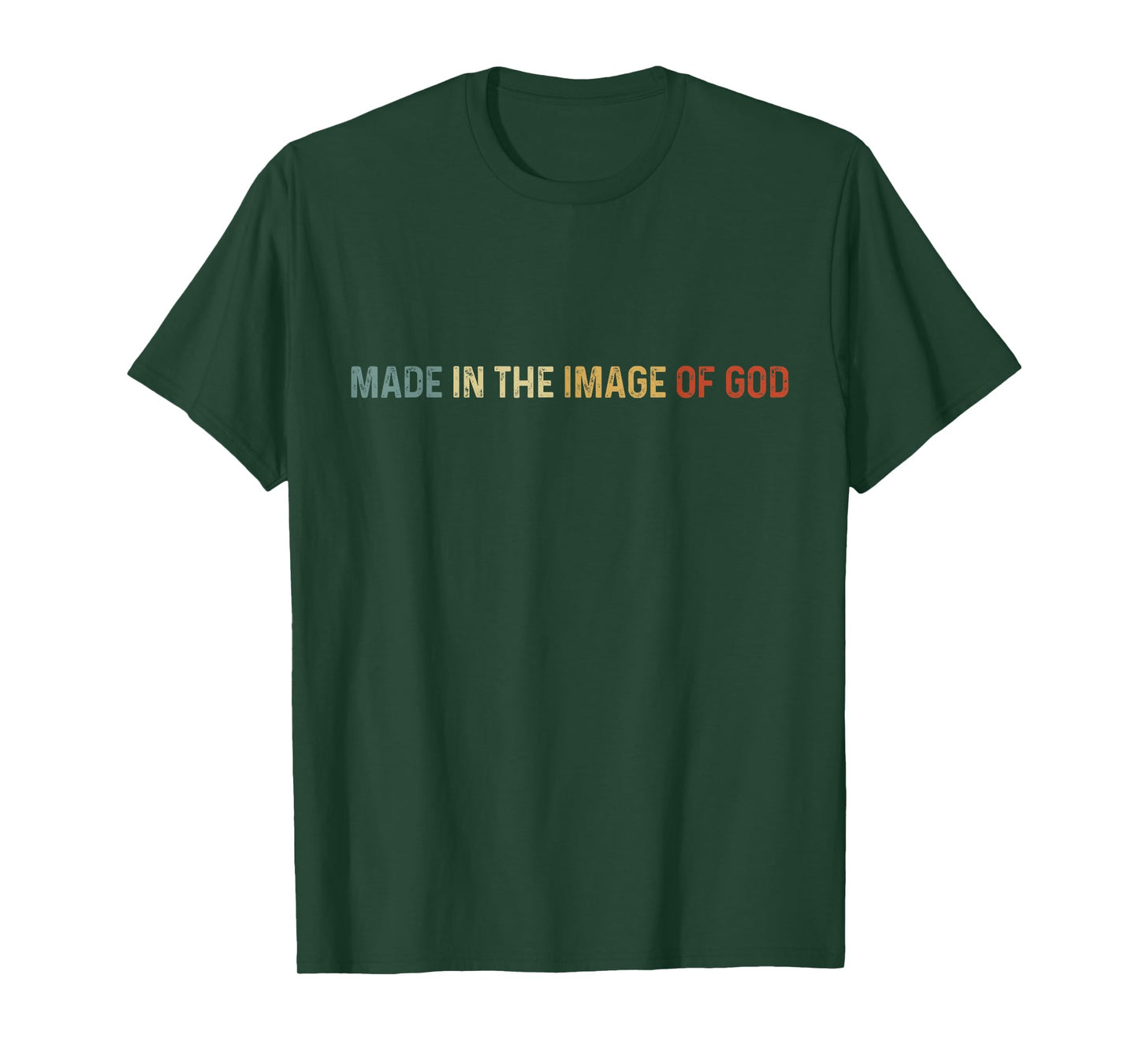 Made in the Image of God Vintag Christian Tee God Bible T-Shirt