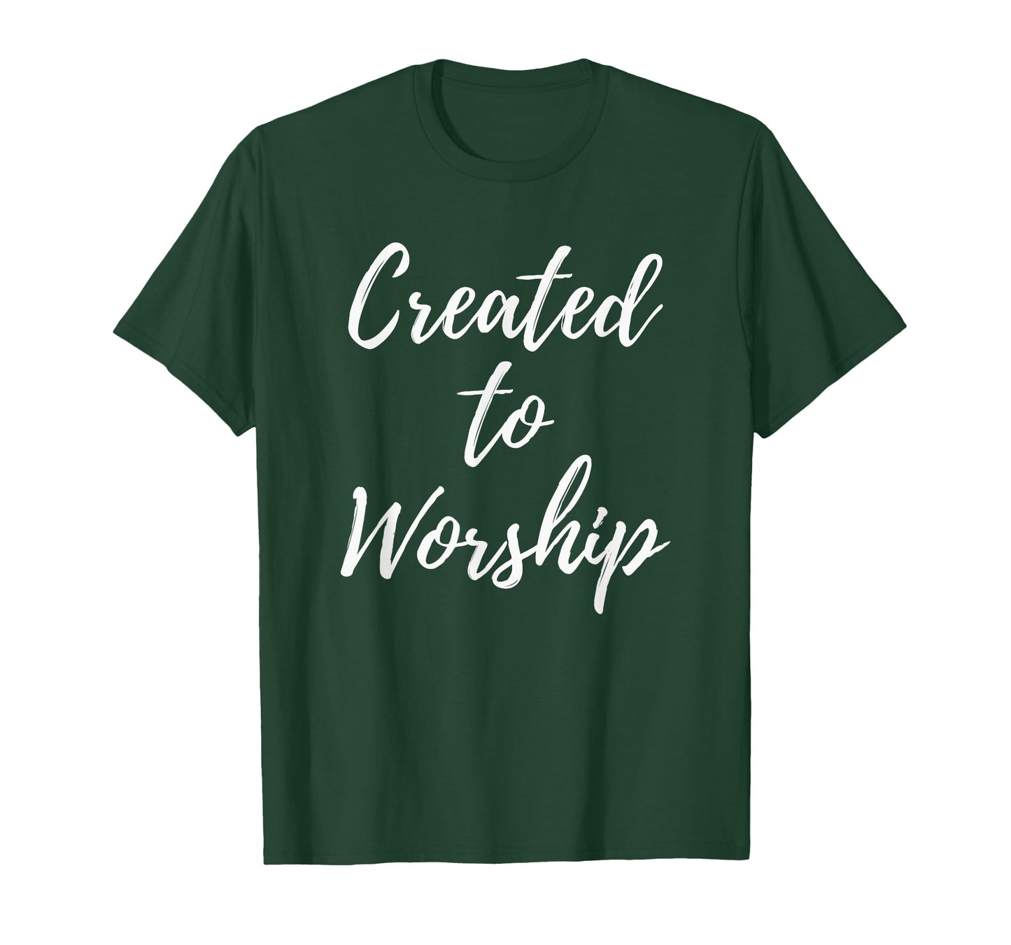 Created to Worship Christian Praise and Worship Music T-Shirt