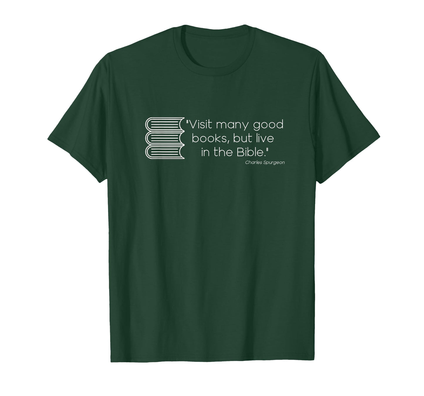Live in the Bible Charles Spurgeon T-Shirt
