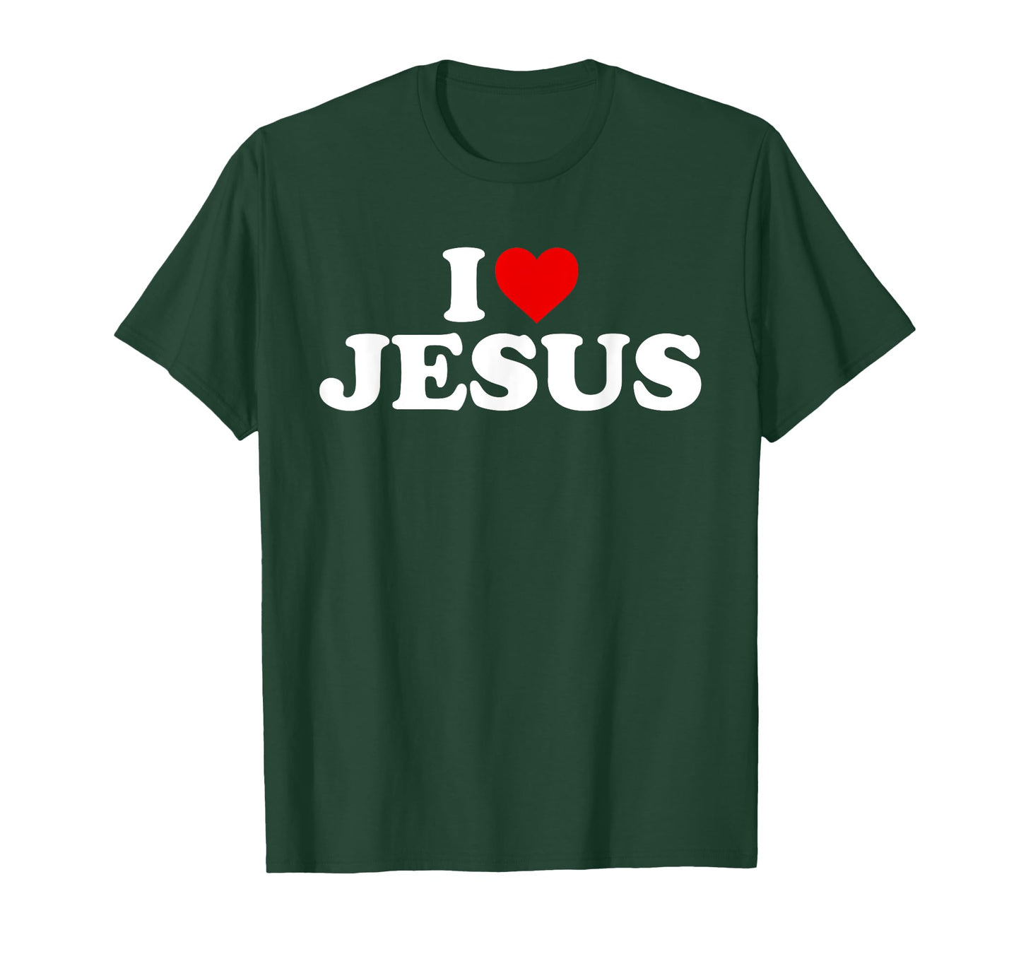 I Love Jesus - Heart T-Shirt