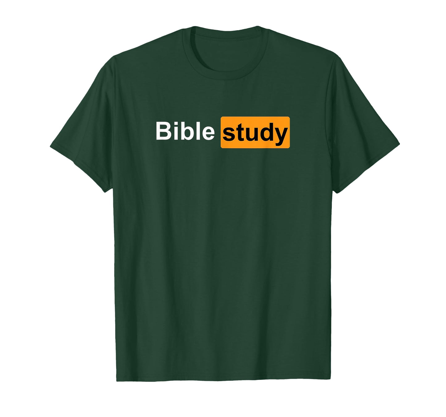 Bible Study Funny Ironic Logo T-Shirt