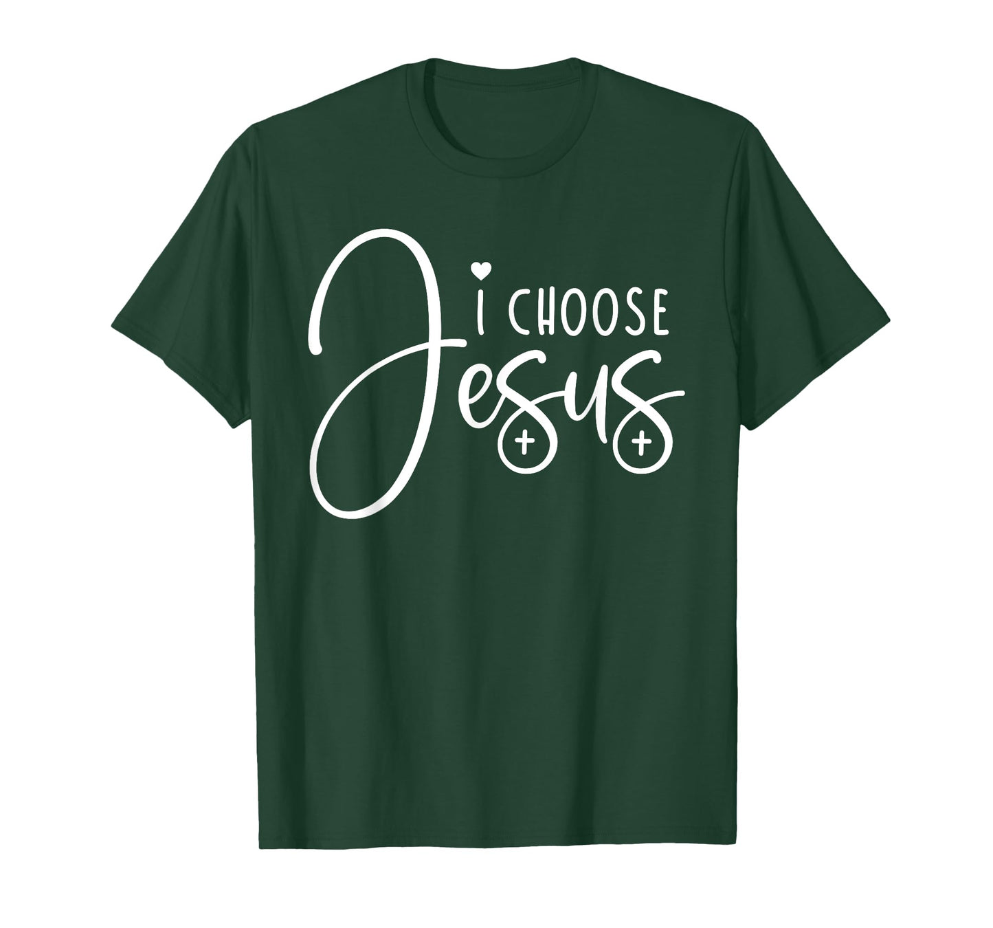 I Choose Jesus Tee Christian Saying Apparel Bible Faith T-Shirt