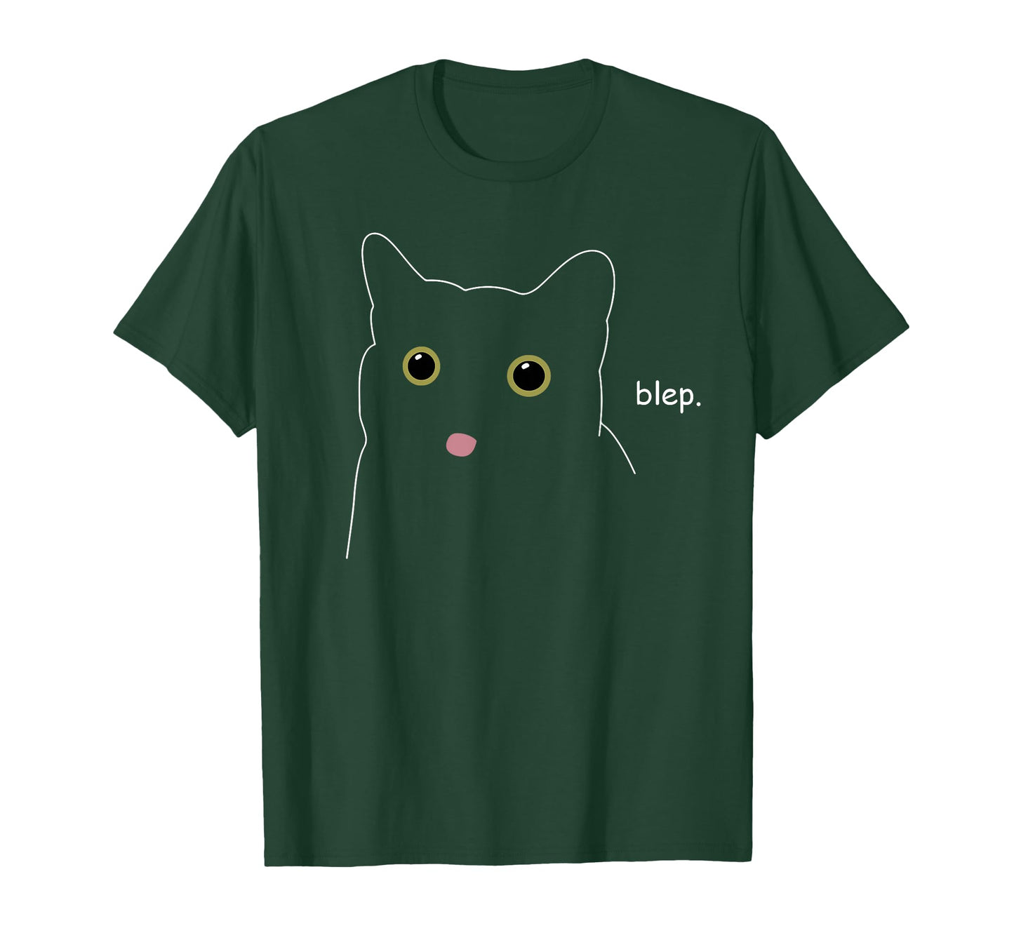 Funny Blep Blep Cute Cat Animals Shirt Black Cat Tee T-Shirt for Men Women Kids
