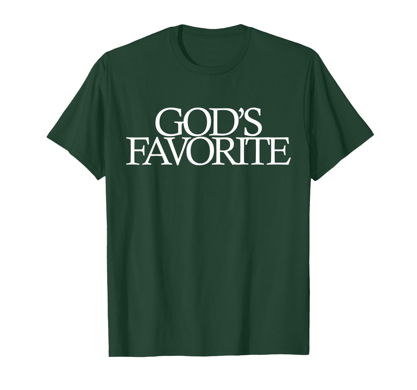 Funny Gods Favorite Christian Jesus Religious Bible Verse T-Shirt