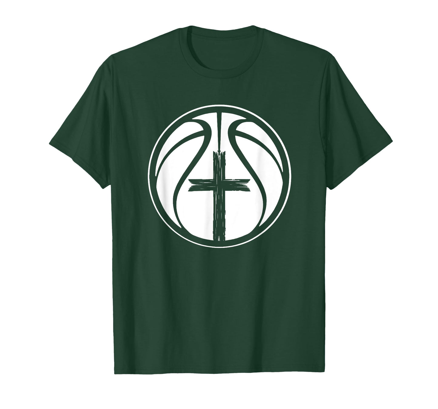Christian Basketball Apparel Christian Basketball T-Shirt Unisex-Adults Black Small Short Sleeve T-Shirt