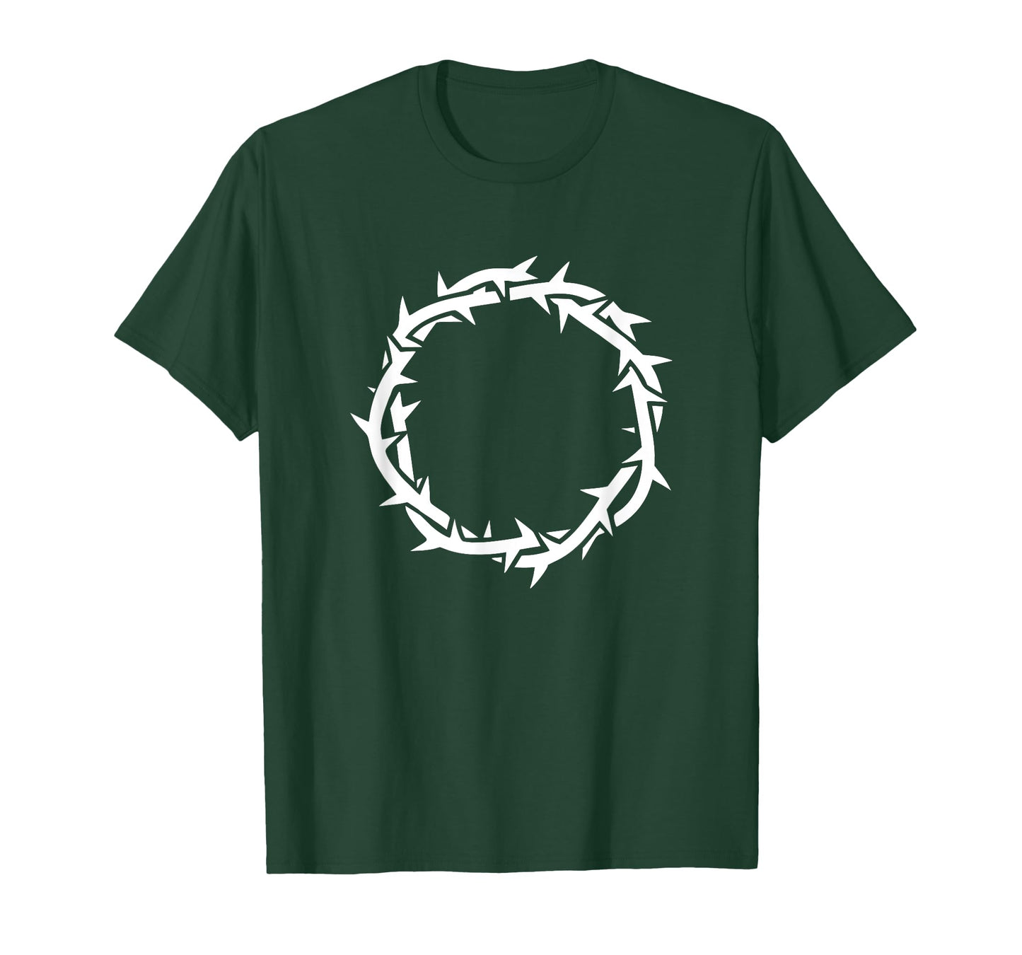 Jesus Crown of Thorns. Christian faith devotional T-Shirt