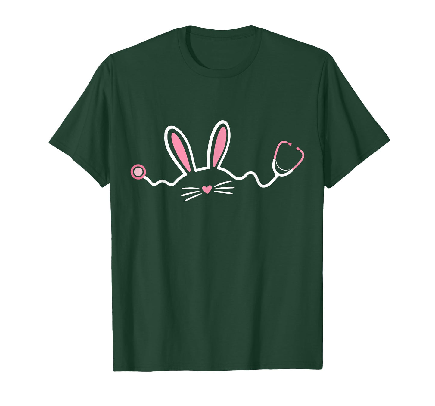 Bunny stethoscope for nurse and doctor in hospital easter T-Shirt