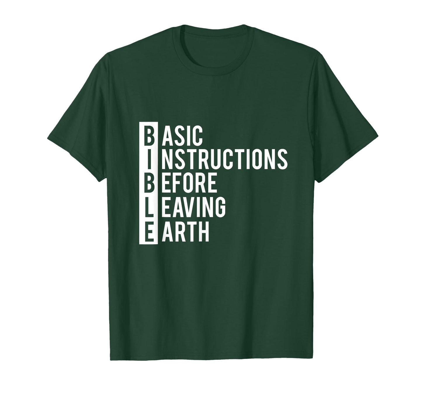 Christian Faith BIBLE Basic Instructions T-Shirt