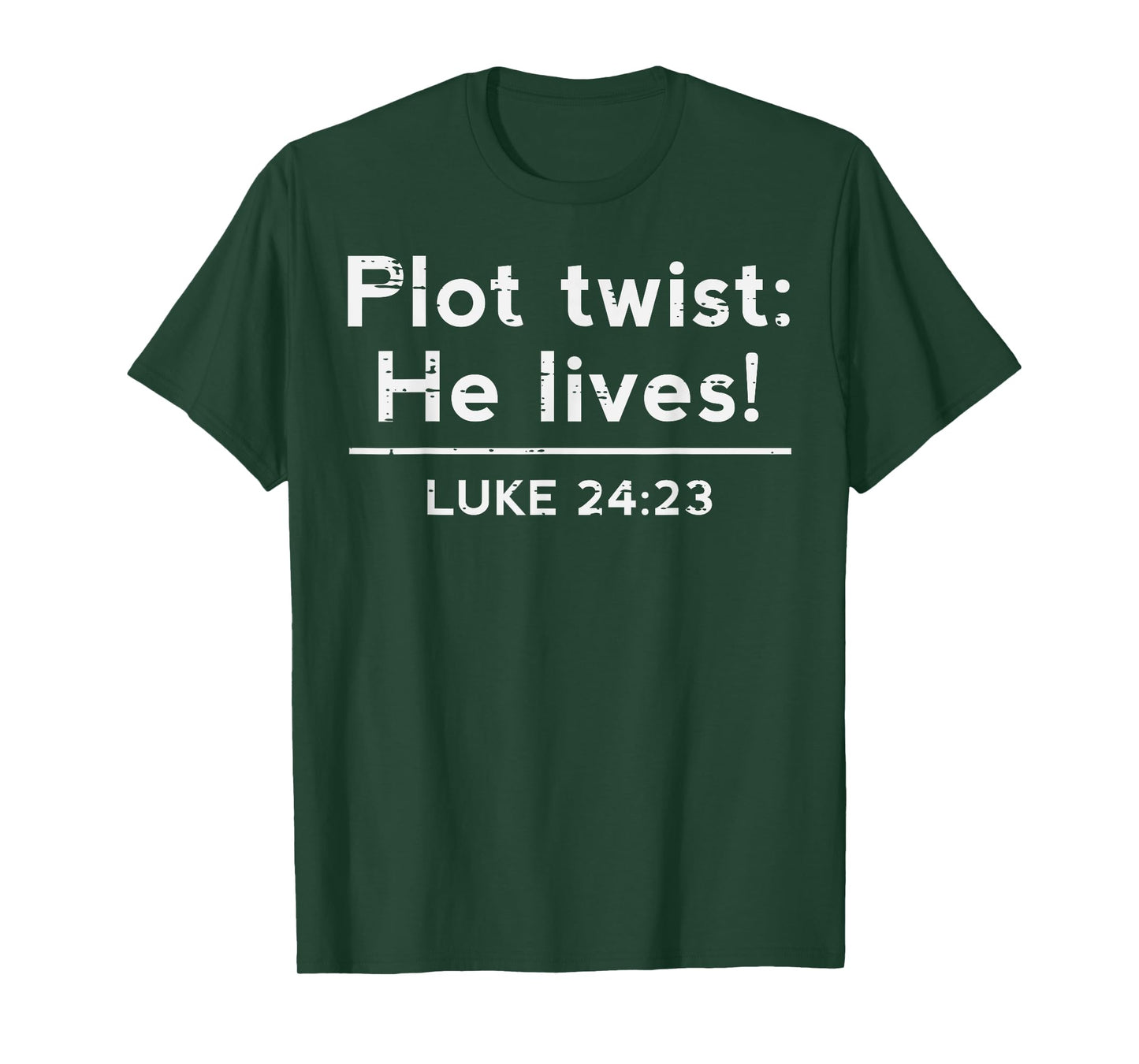 Easter Plot Twist He Lives Jesus Christian Men Women Kids T-Shirt