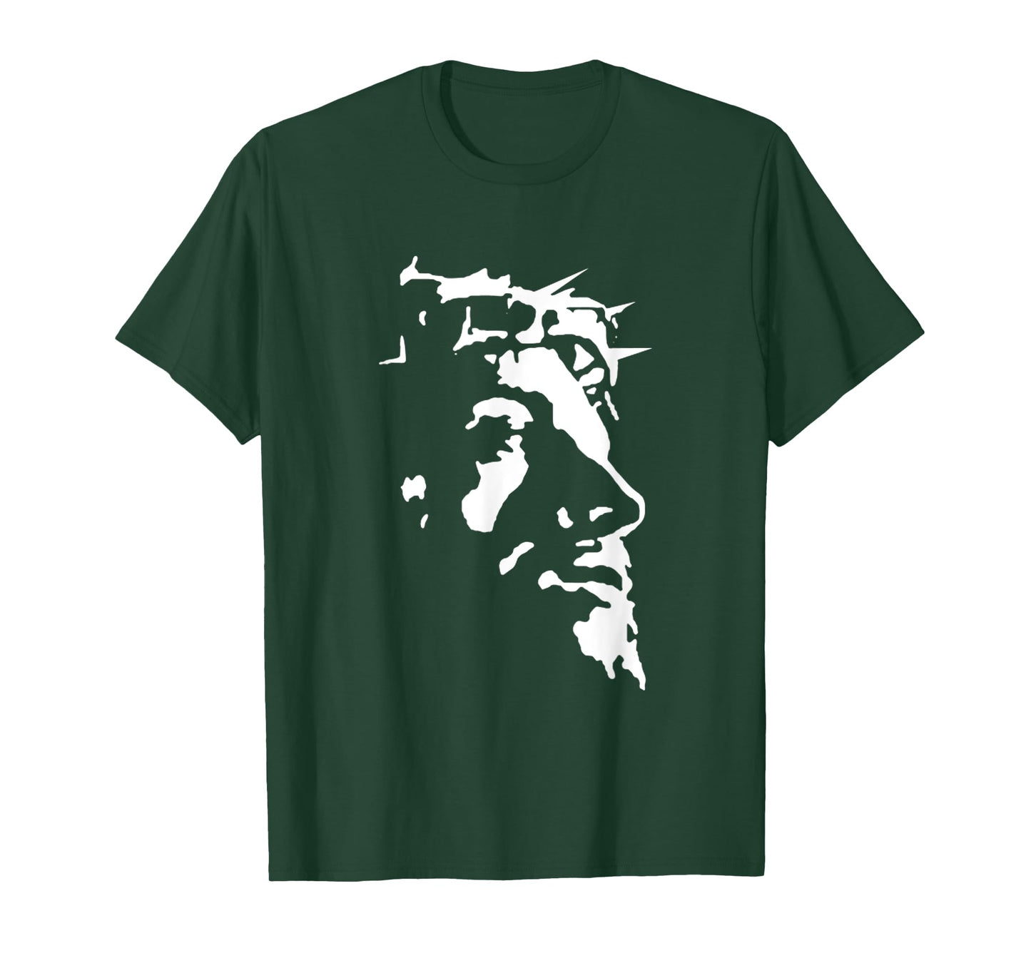 Jesus Christ Face With Crown Of Thorns God Bible T-Shirt