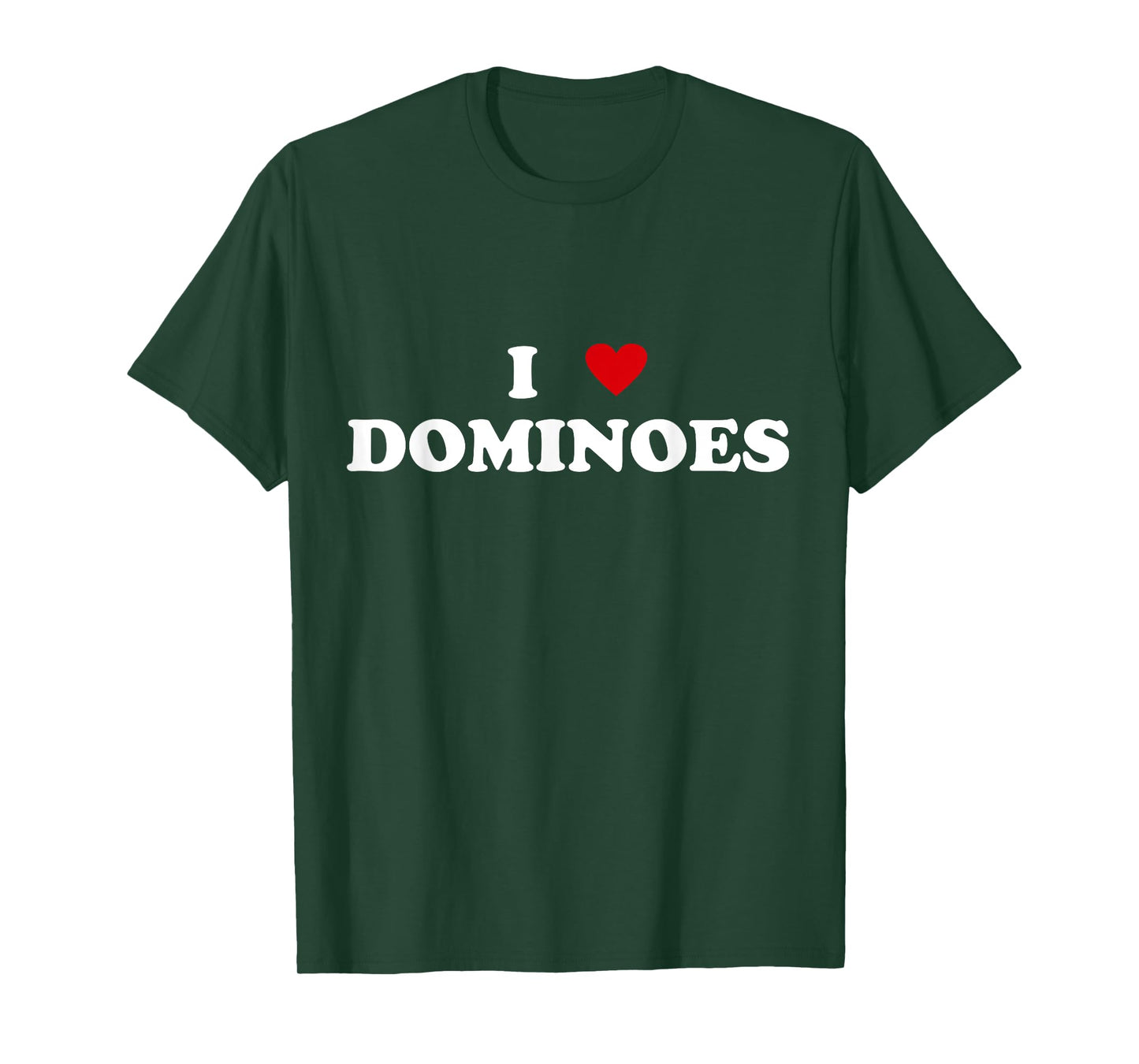 I Heart Domino Player - I Love Dominoes T-Shirt