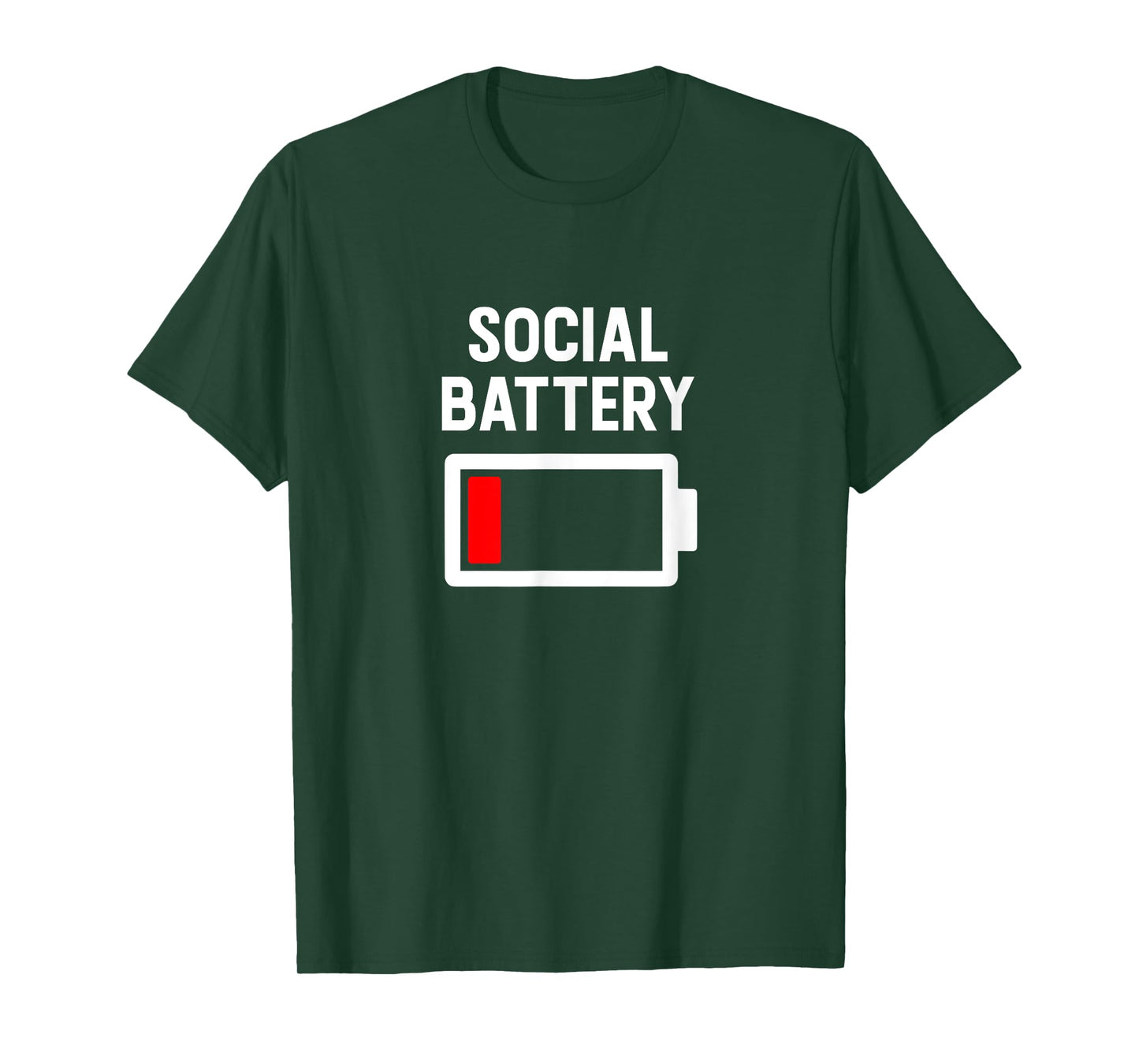 Funny Introvert Low Social Battery Level Anti Social People T-Shirt