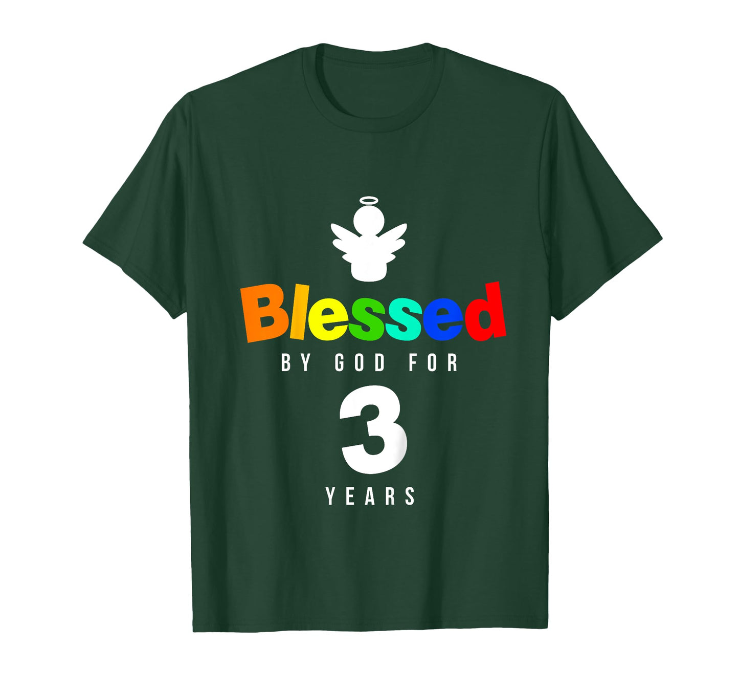 3rd Birthday Christian gift Blessed by God for 3 years old T-Shirt