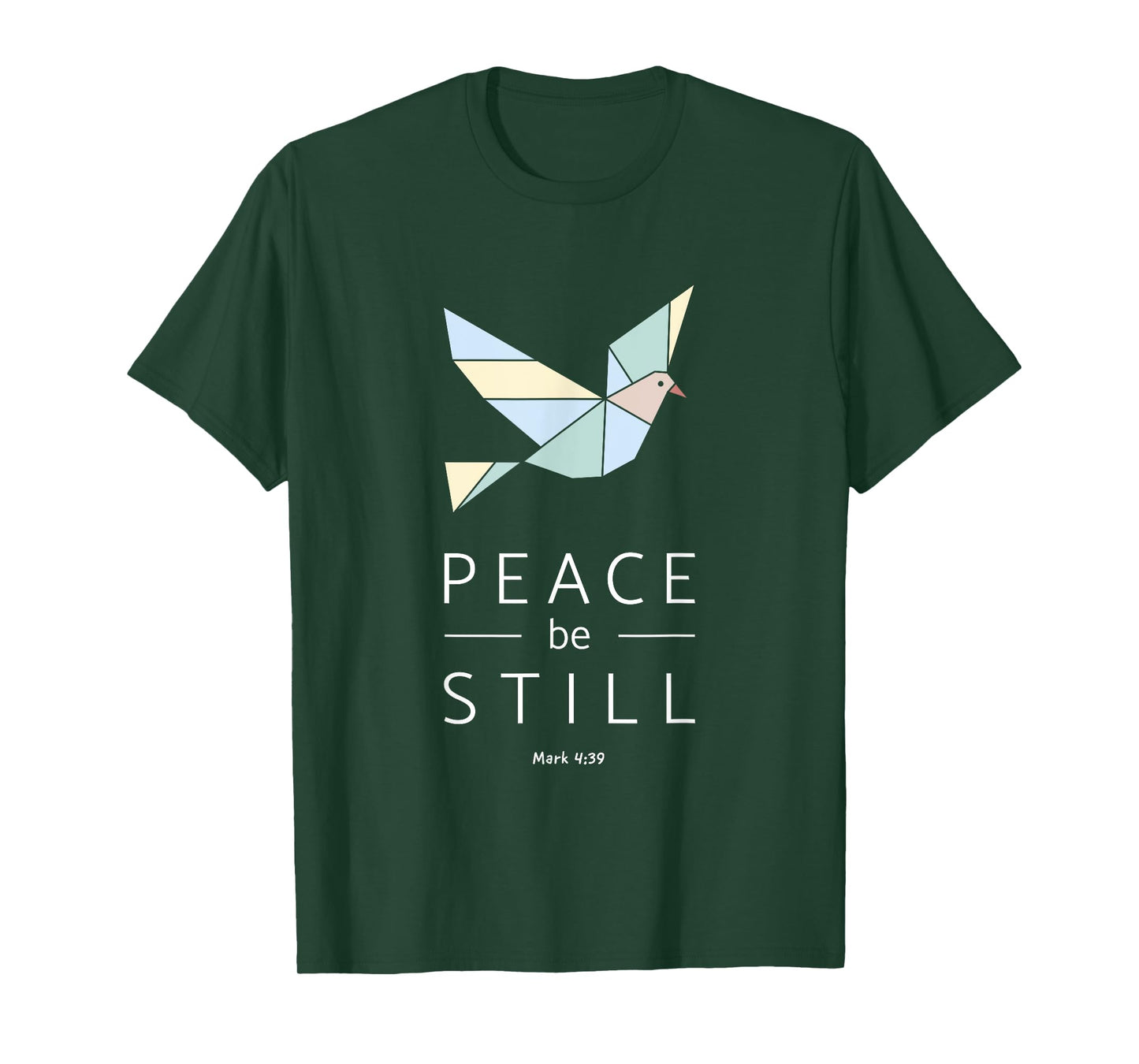 Peace Be Still Christian Faith Dove Design T-Shirt