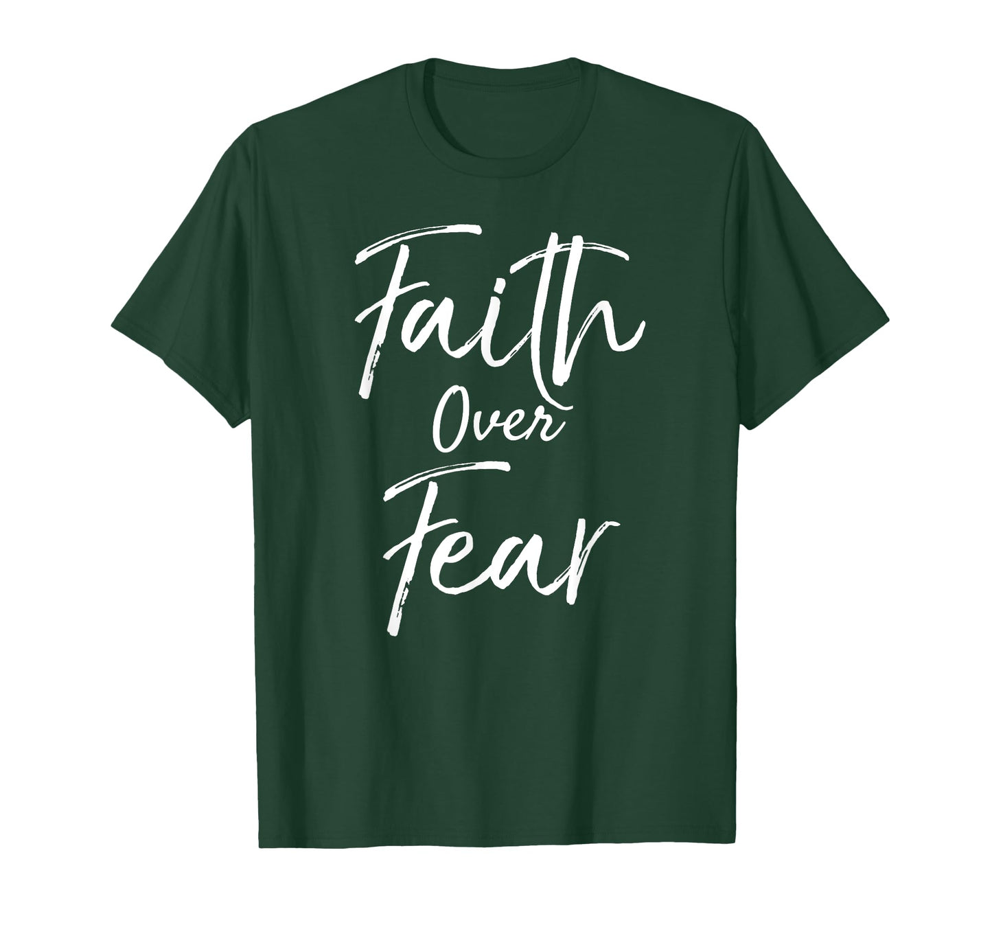 Faith Over Fear Shirt Inspirational Christian T-Shirt Hope T-Shirt