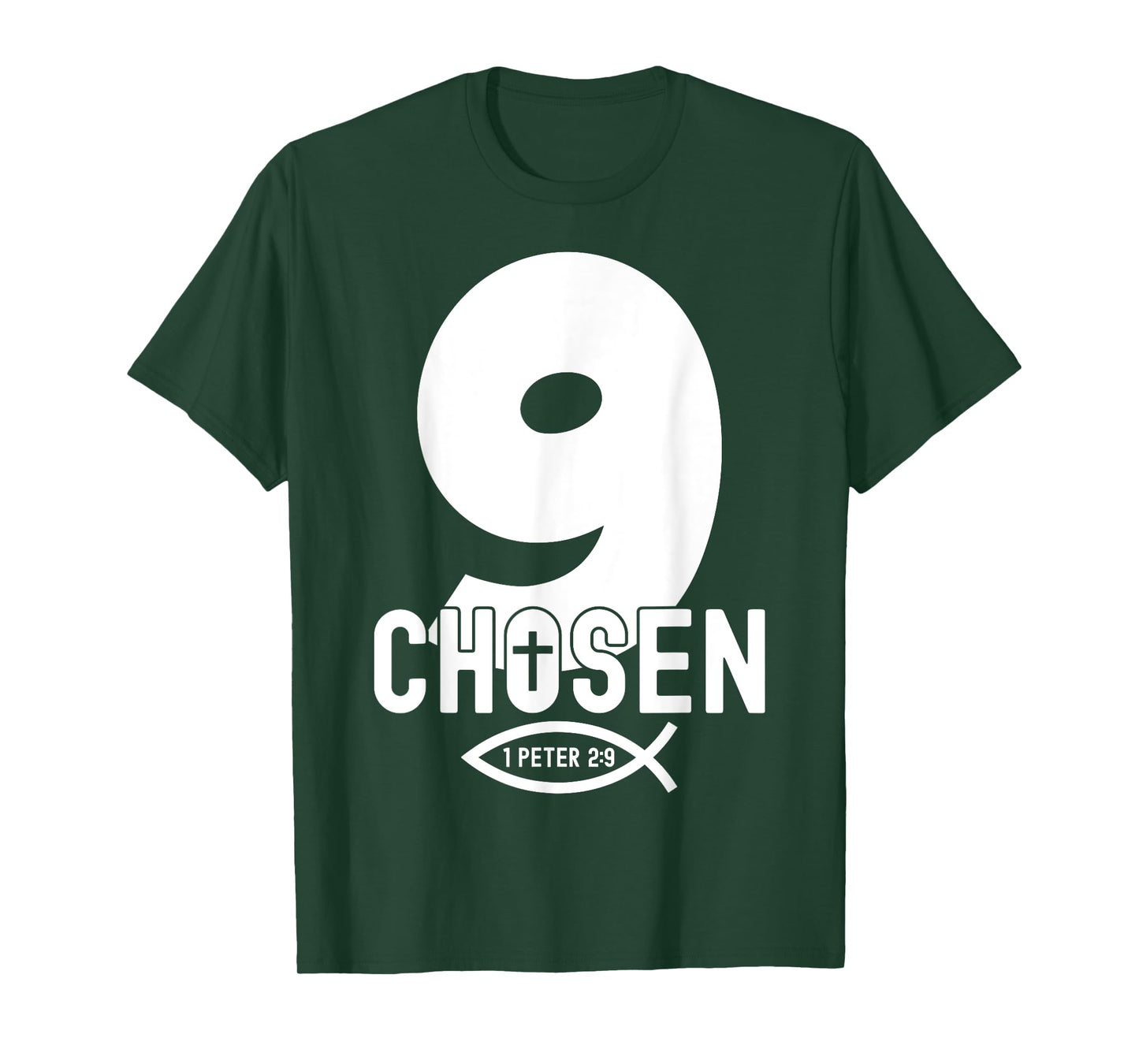 Religious Chosen 9 Years Jesus 9TH Birthday T-Shirt