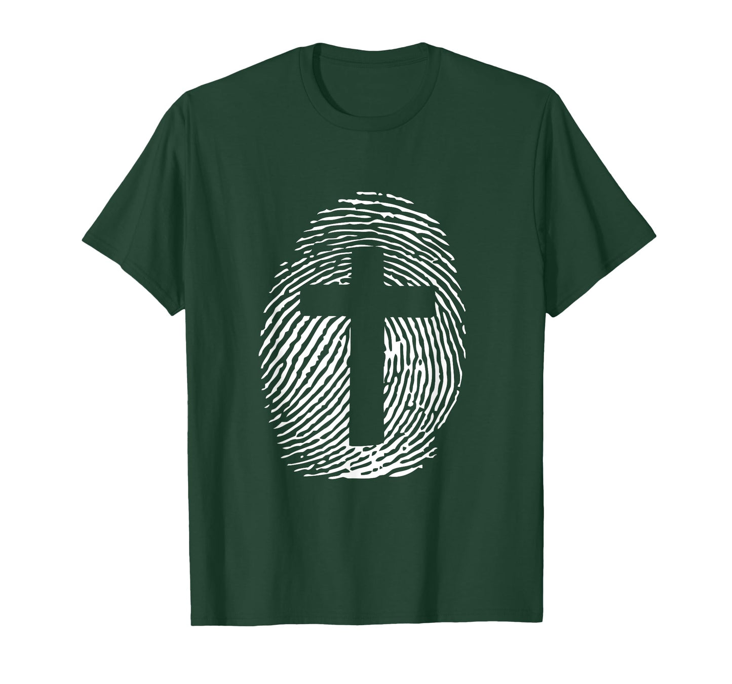 Formed in His Image of Jesus Cross Thumbprint Art T-Shirt