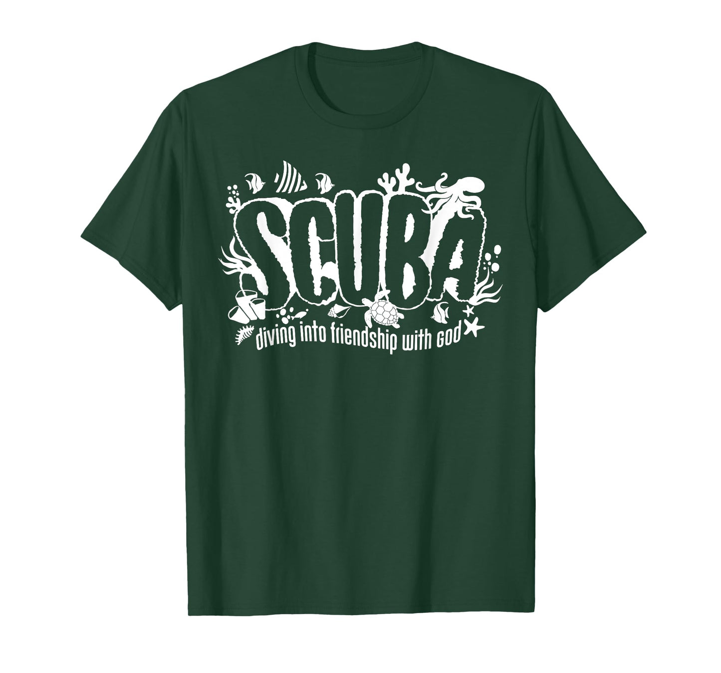 Scuba Diving Into Friendship with God Christian VBS 2024 T-Shirt
