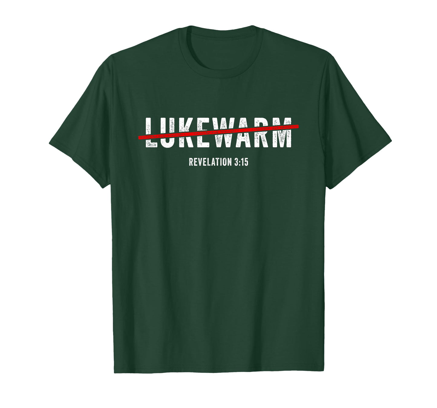 Revelation 3:15 Lukewarm – Christian Faith Gospel Evangelism T-Shirt