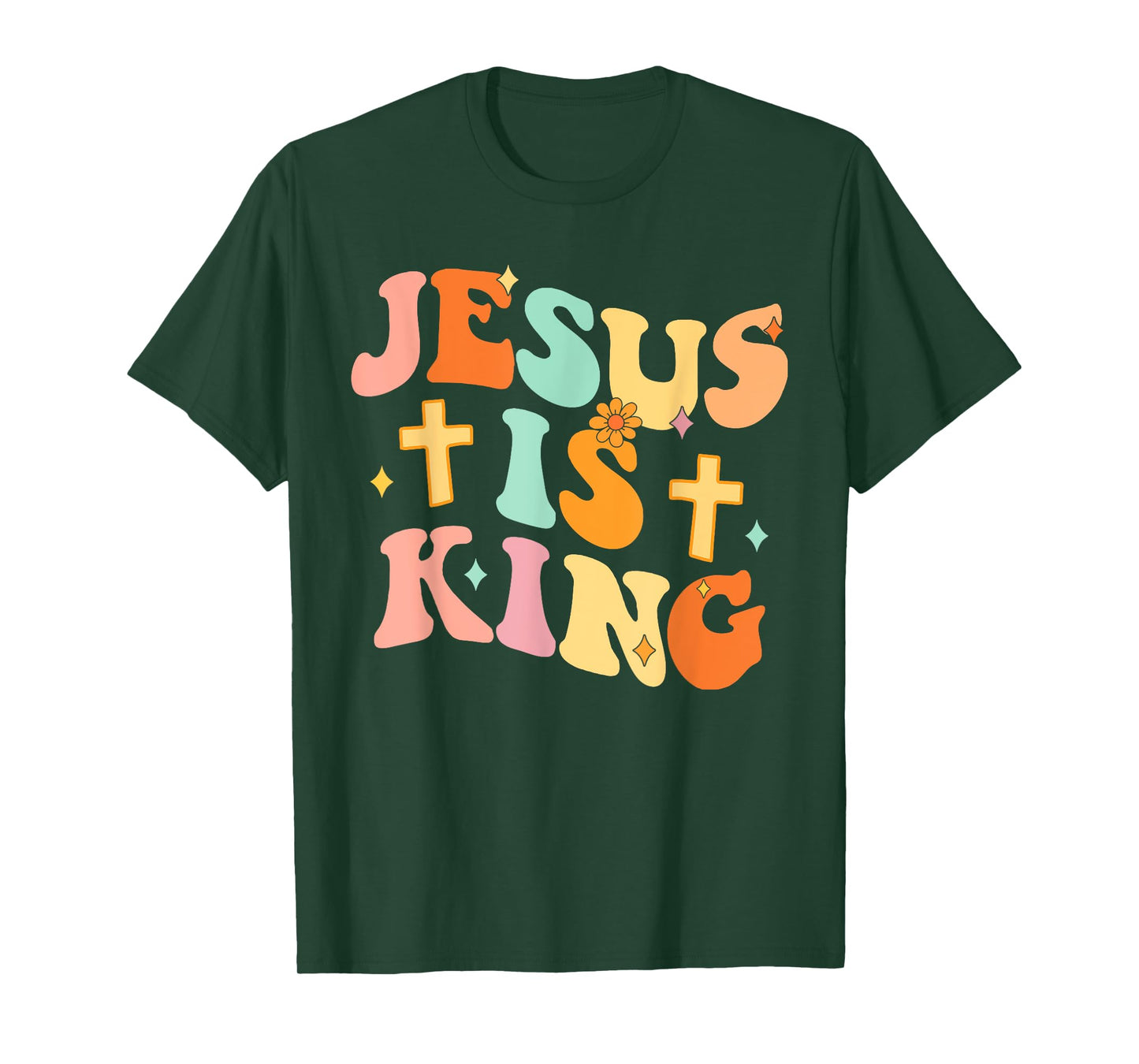 Jesus Is King Youth Toddler Boys Girls Christian T-Shirt
