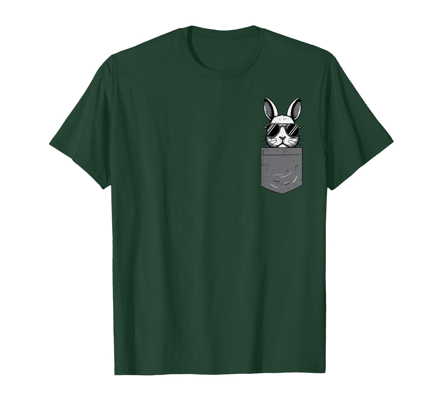 Easter Bunny Pocket Sunglasses Cool Rabbit Men Women Kids T-Shirt