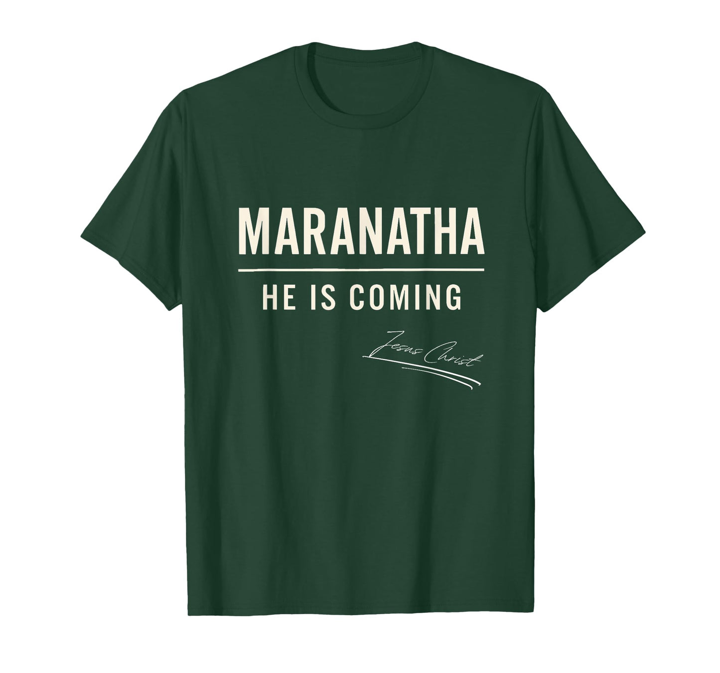 Jesus Is Comming Maranatha Christian Bible Spiritual Vintage T-Shirt