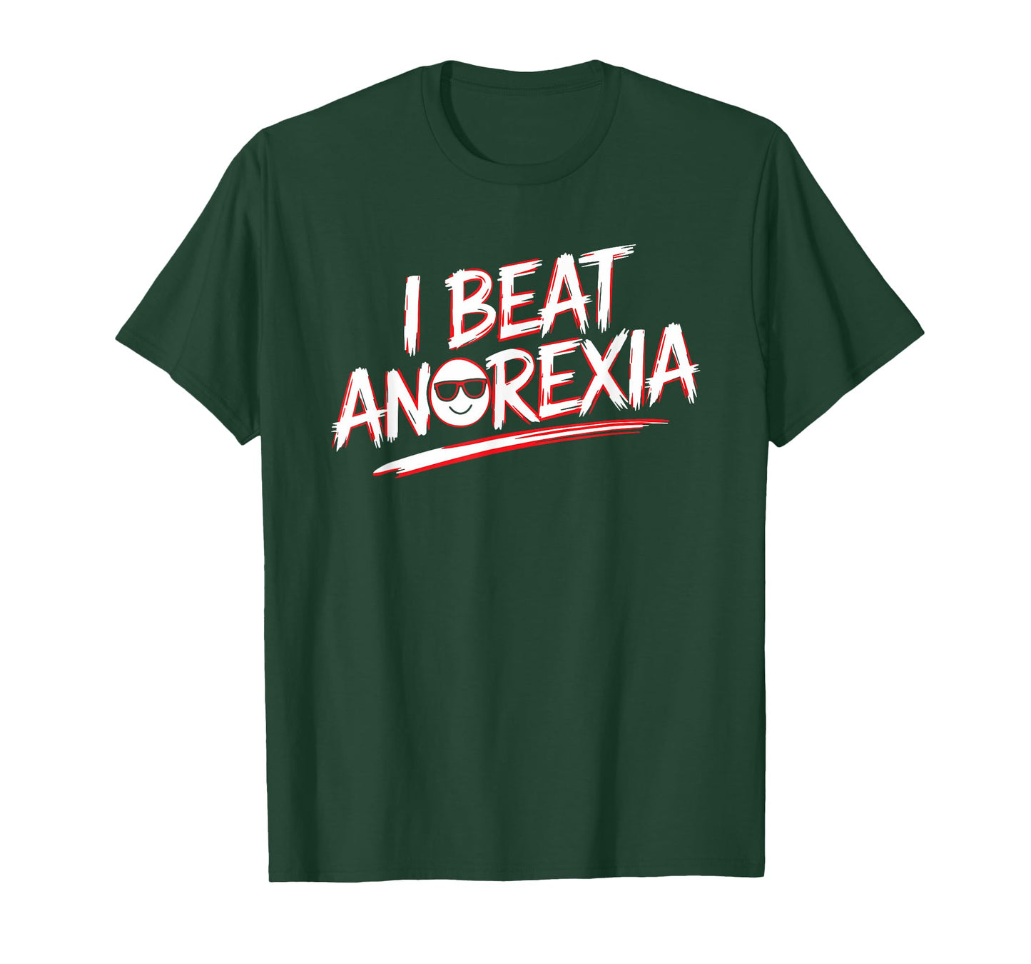 I Beat Survived Anorexia Awareness Survivor Warrior T-Shirt