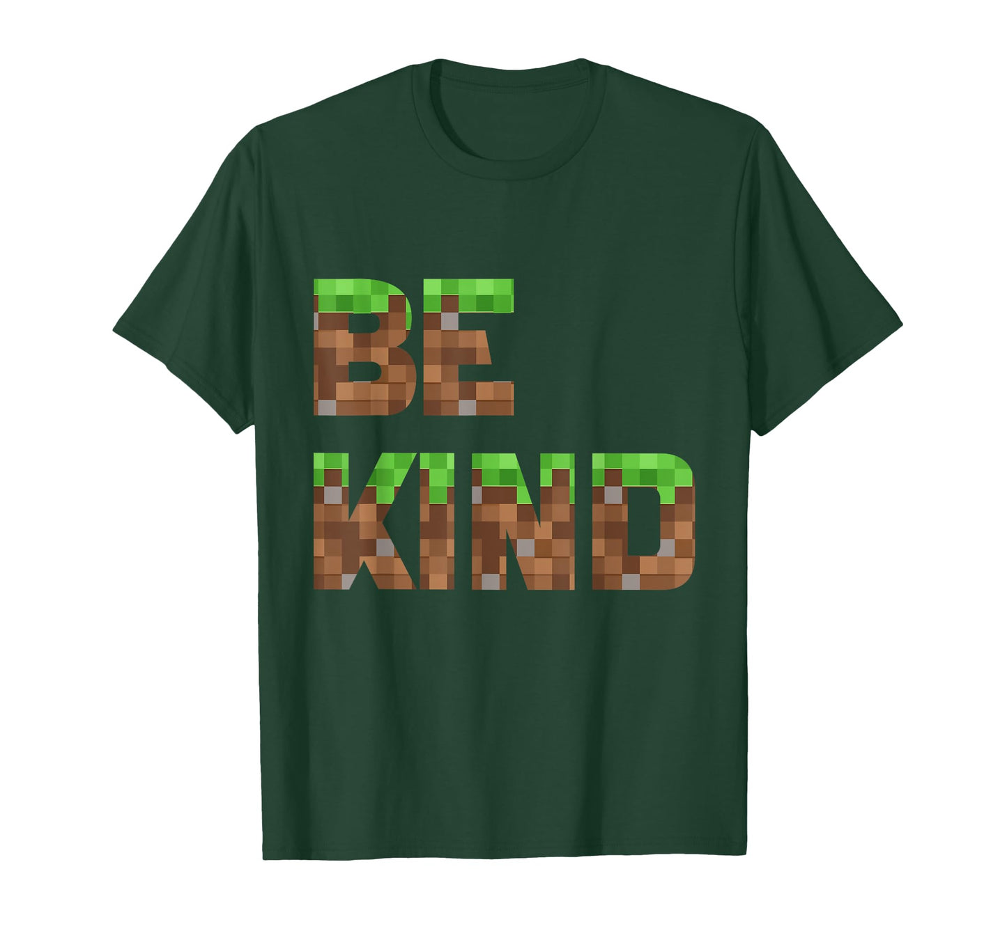 Be Kind Boys Teens Kids Pixel Video Game Kindness T-Shirt