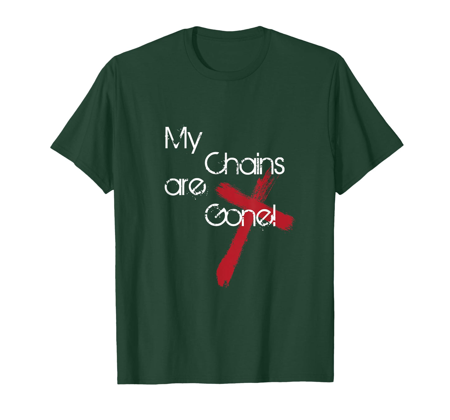 My Chains Are Gone Cross T-Shirt T-Shirt