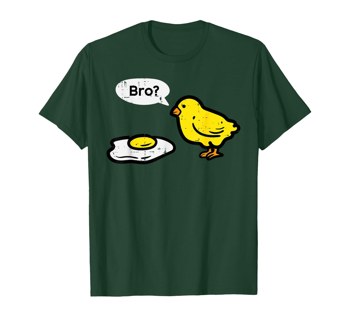 Easter Chick Fried Egg Bro Funny Men Women Boys Kids Toddler T-Shirt