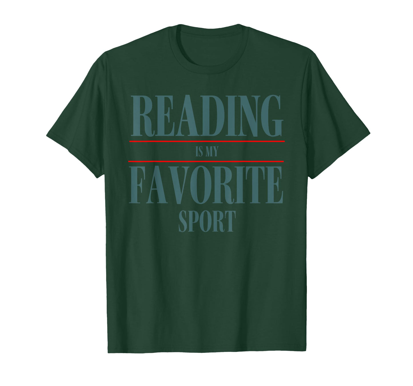Funny Reading Is My Favorite Sport Book Lover Quote T-Shirt