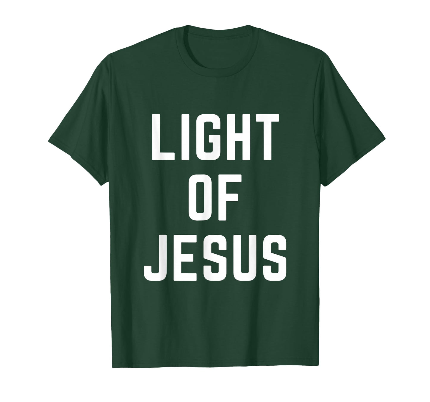 Light of Jesus Christian Faith Bible Worship Apparel T-Shirt