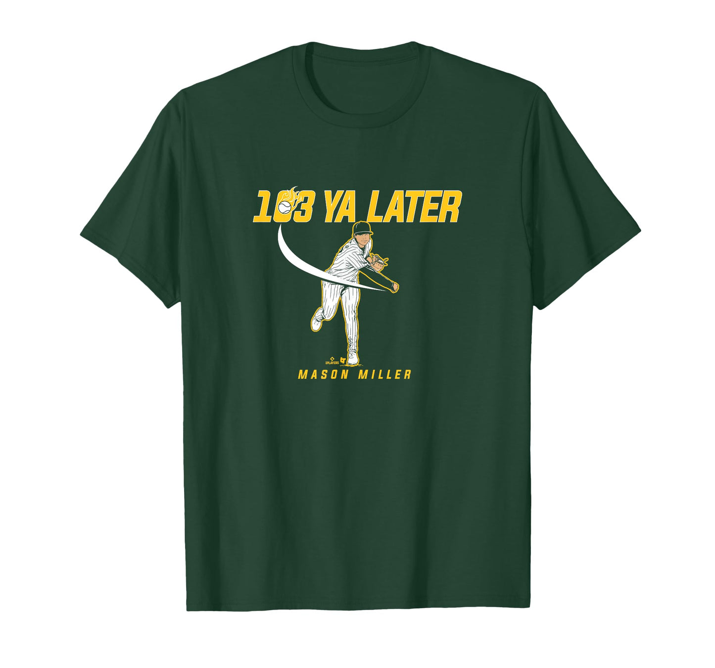 Mason Miller - 103 Ya Later - San Diego Baseball T-Shirt