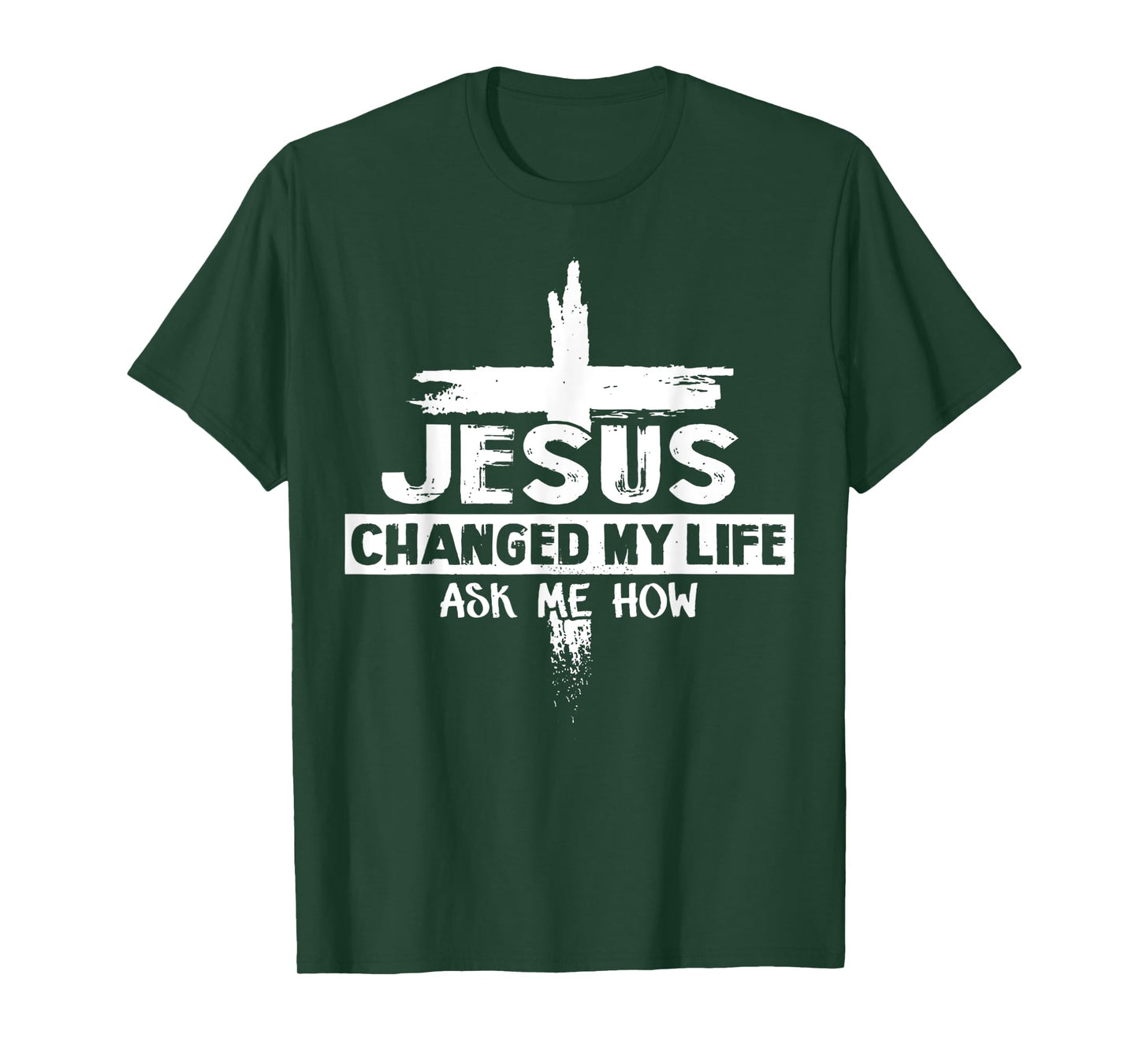 Vintage Jesus Changed My Life Ask Me How Bible - Cross Jesus T-Shirt