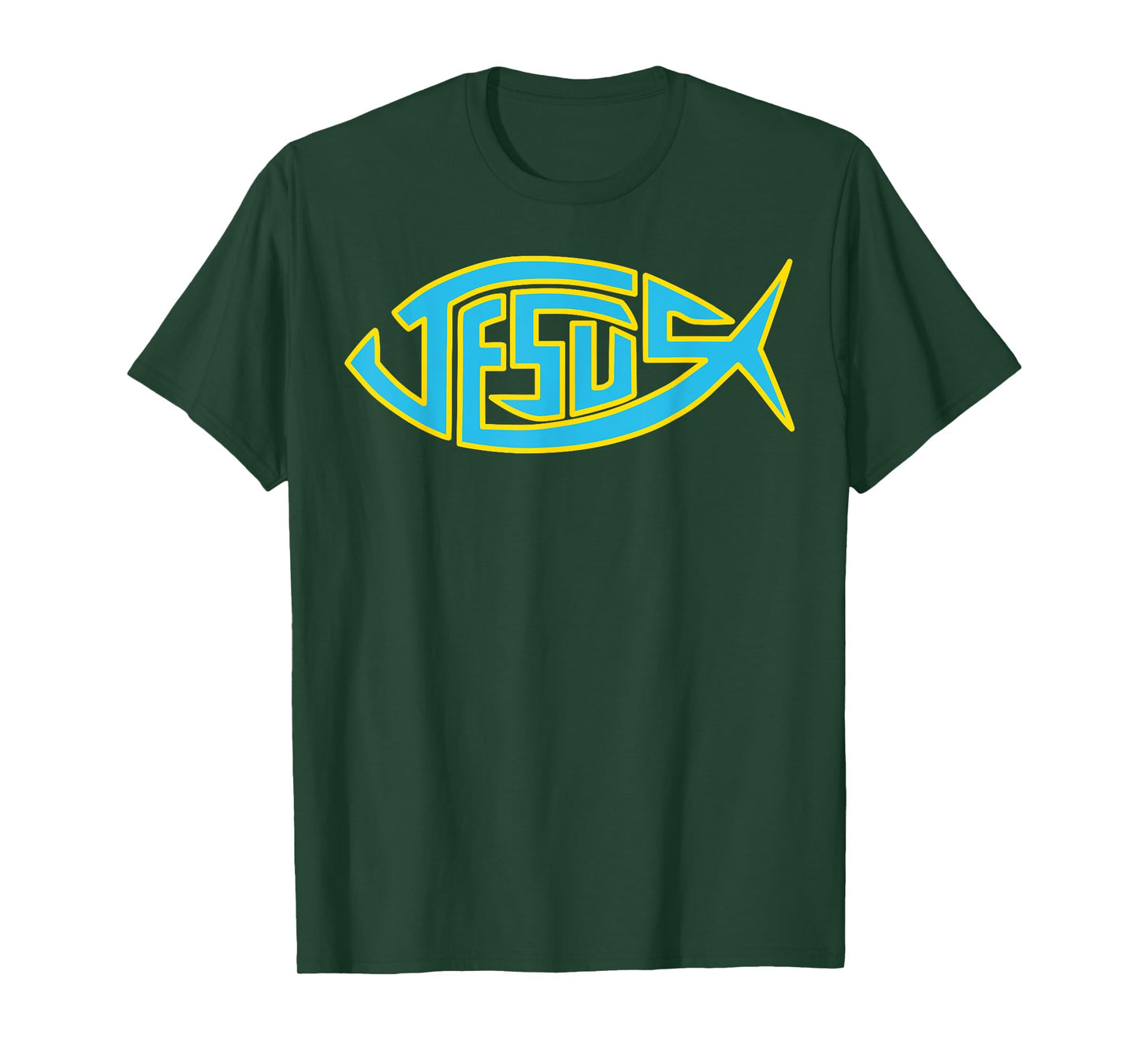 Jesus Fish - Ichthys Symbol - Christian Design For Teen T-Shirt