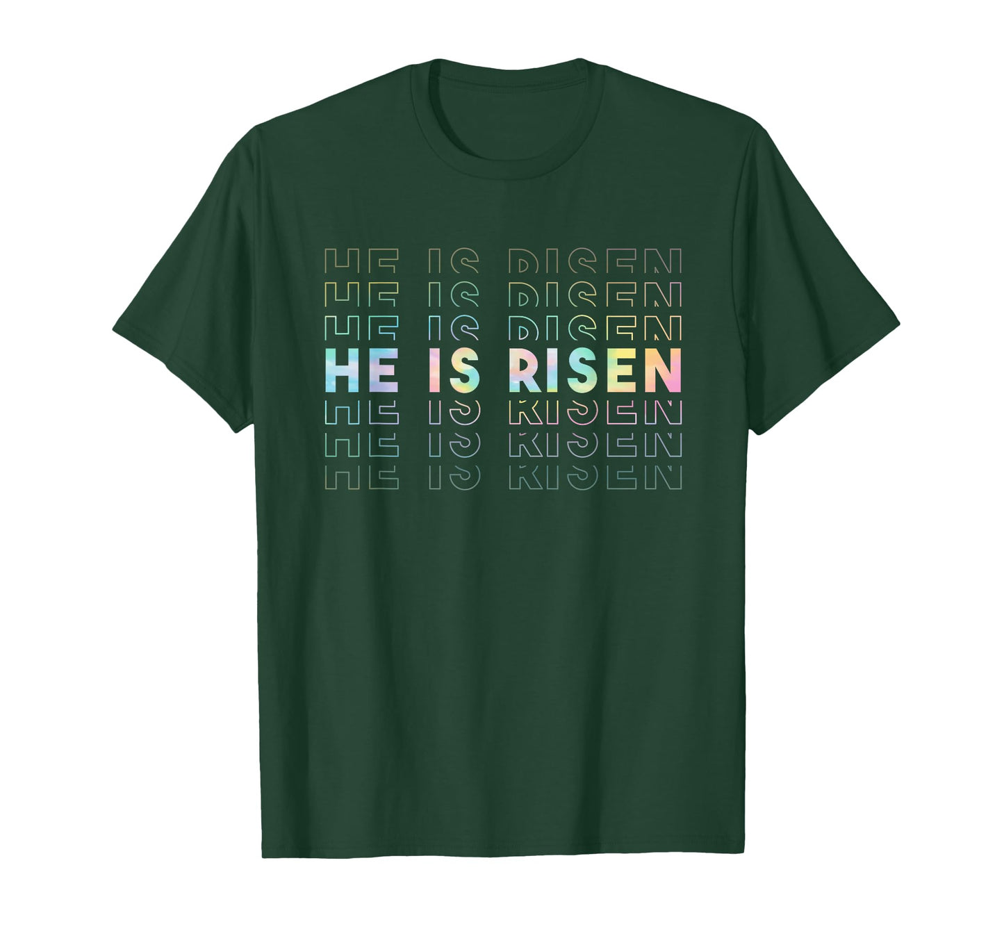 He Is Risen Sun Resurrection Easter Christian Men Women Kids T-Shirt