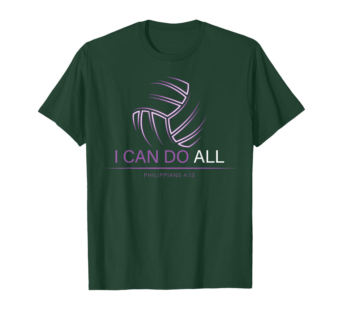 Philippians 4:13 Christian Volleyball I Can Do All Things T-Shirt