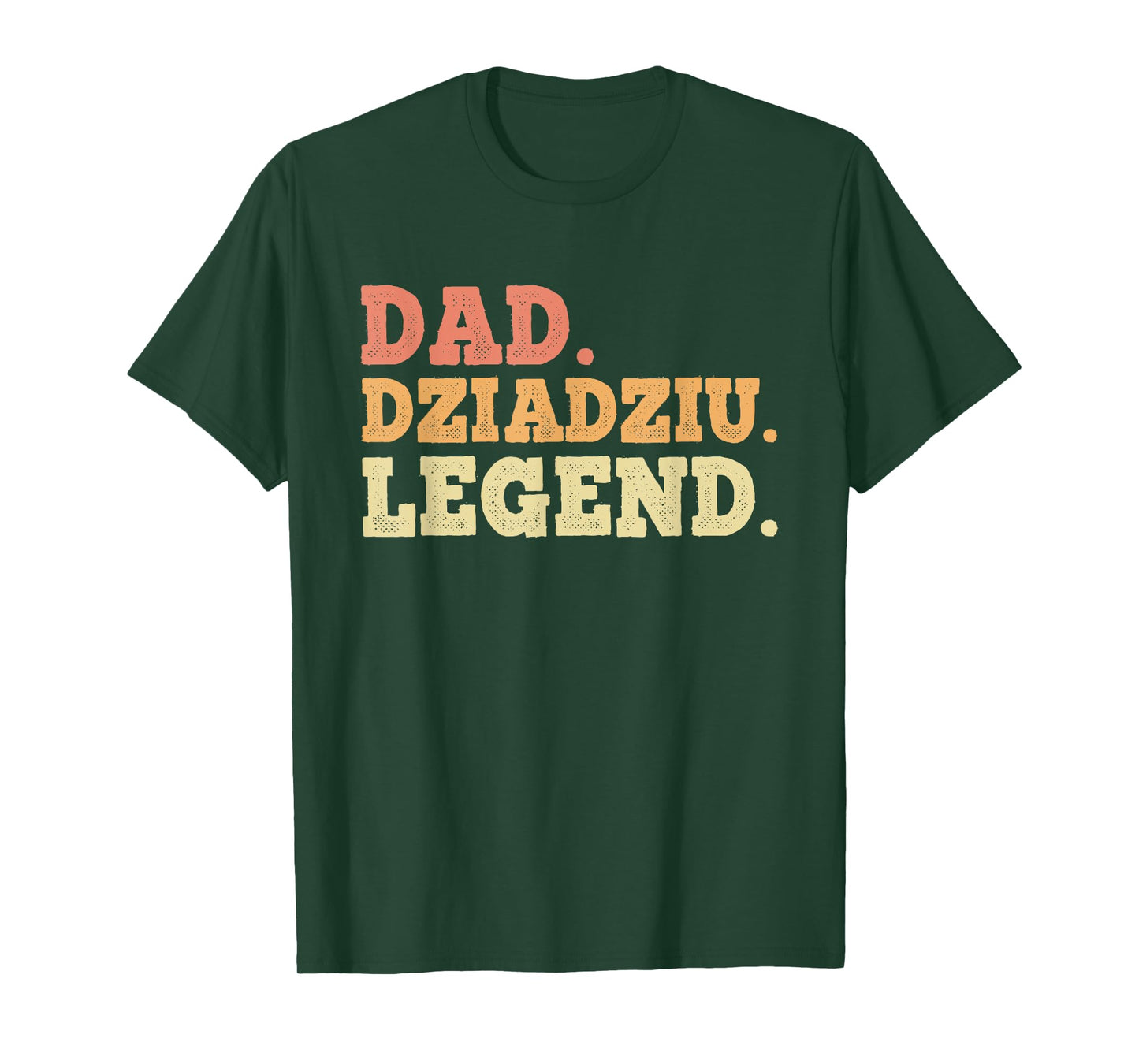 Dad Dziadziu Legend Retro Vintage Funny Legendary Grandpa T-Shirt