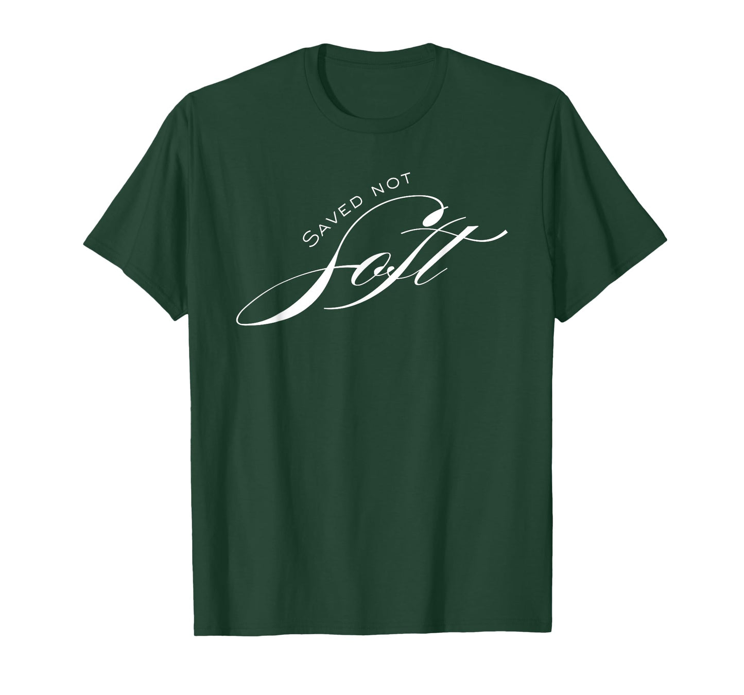 Saved Not Soft | Christian Faith Inspired Design T-Shirt