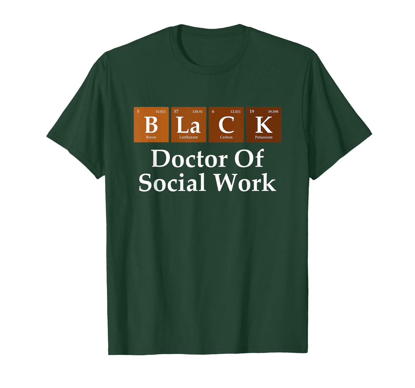 Black History Doctor Of Social Work Graduation T-Shirt